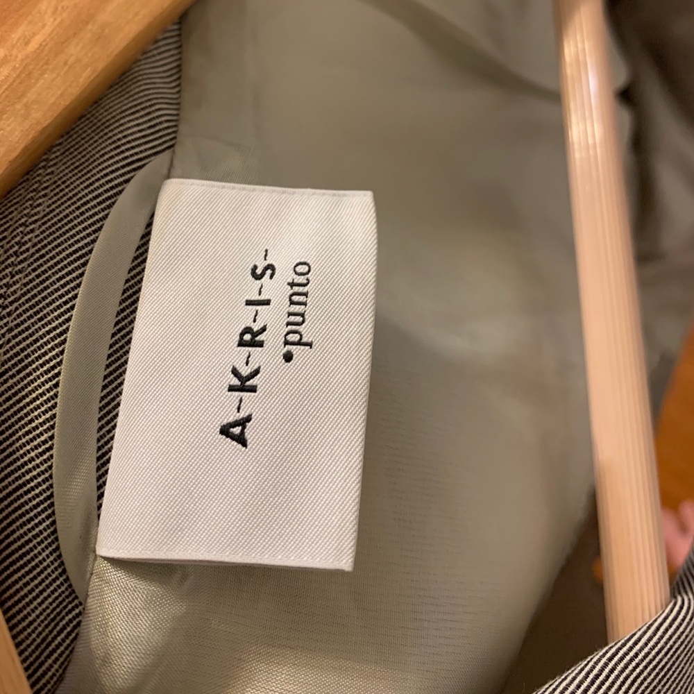 Pinstriped Akris Punto Pantsuit